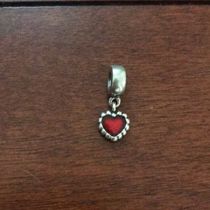 Pandora Red Heart Charm